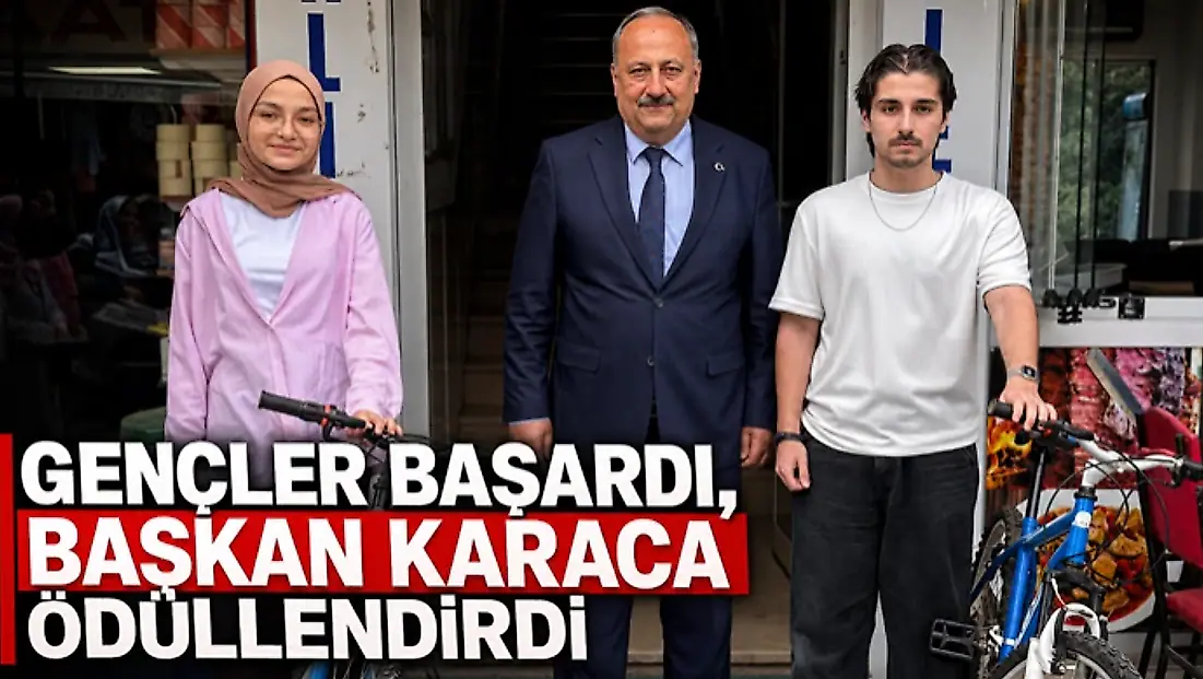 Gençler Başardı, Başkan Karaca Ödüllendirdi