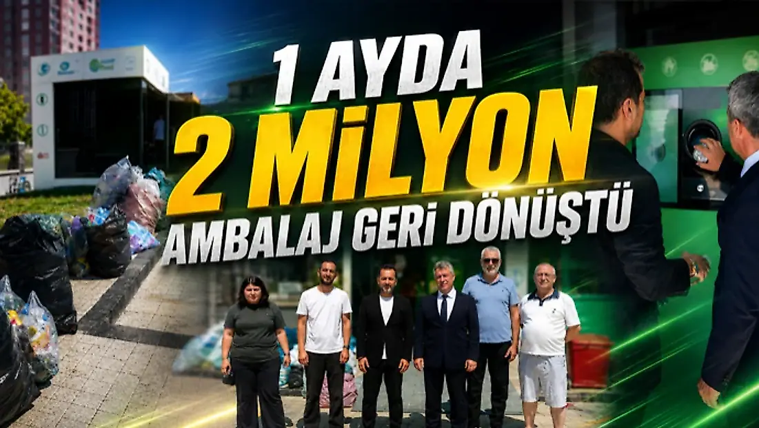 1 Ayda 2 Milyon Ambalaj Geri Dönüştü