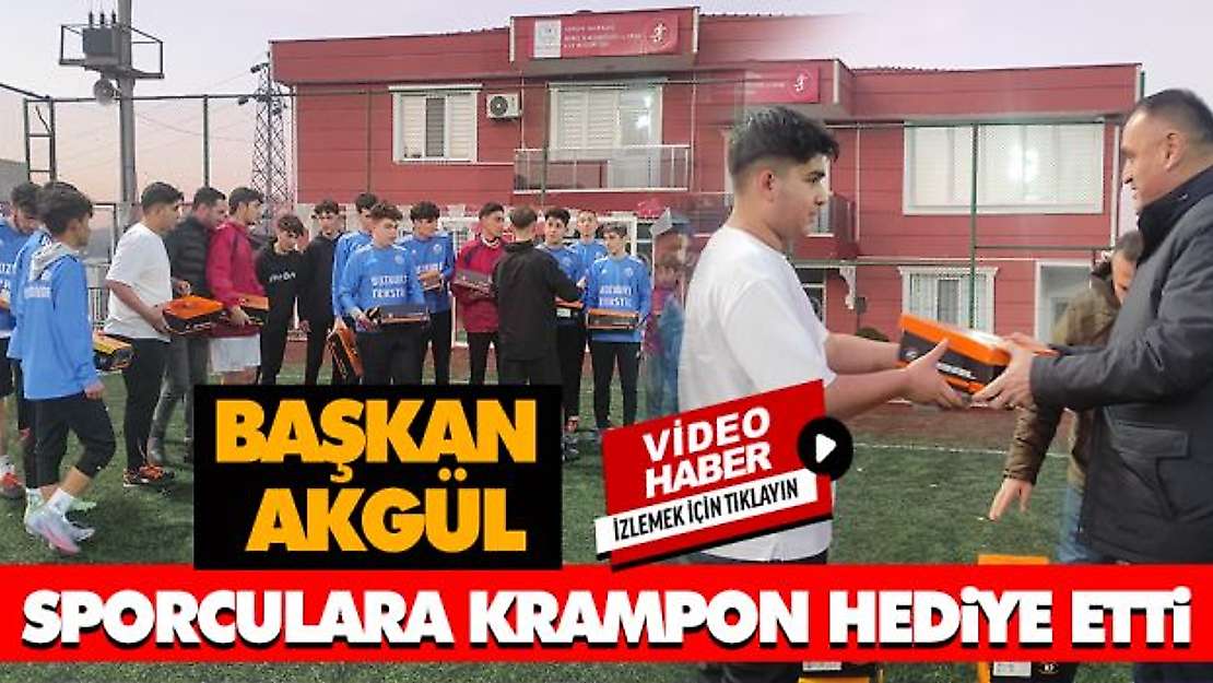 Sporculara Krampon Hediye Etti