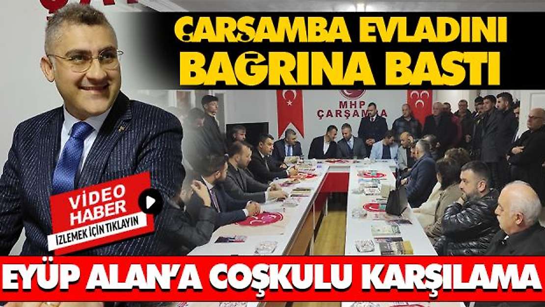 Çarşamba Evladını Bağrına Bastı