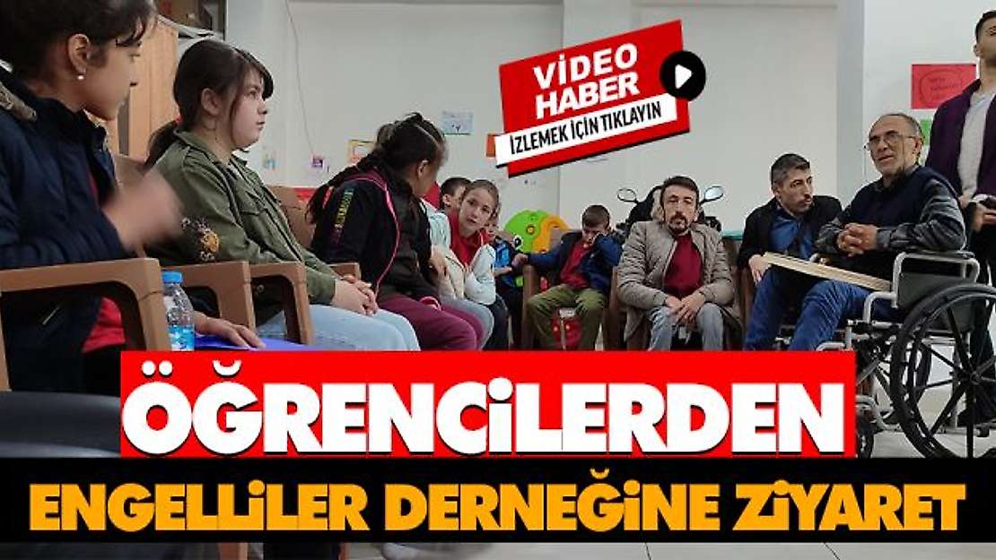 Öğrencilerden Engelliler Derneğine Ziyaret
