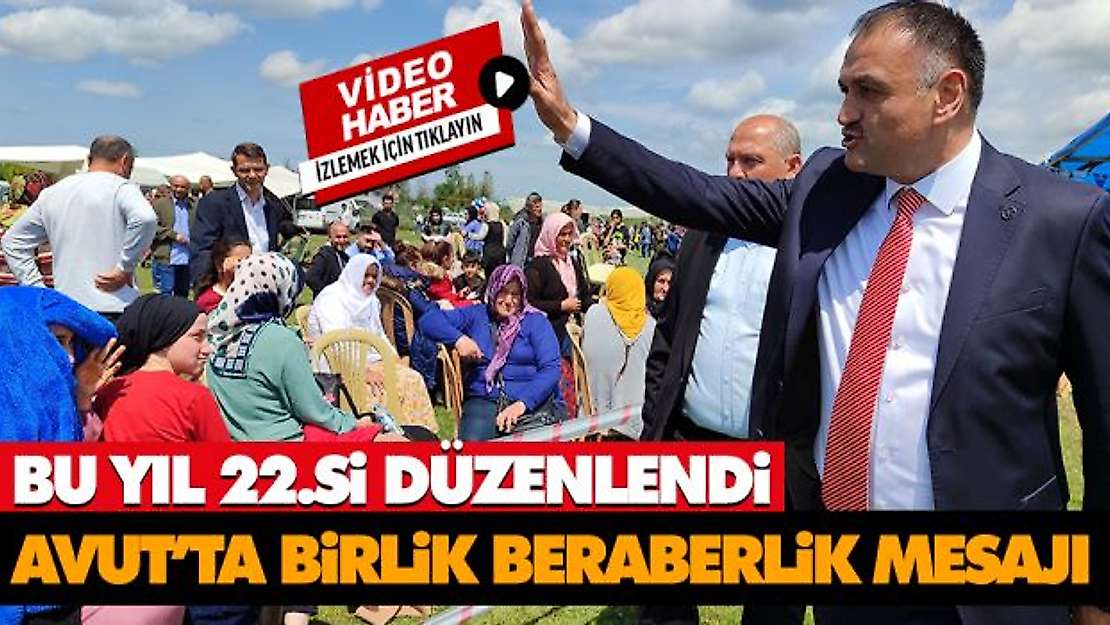 Salıpazarı Avut Geleneksel Hıdırellez Şenlikleri yapıldı.