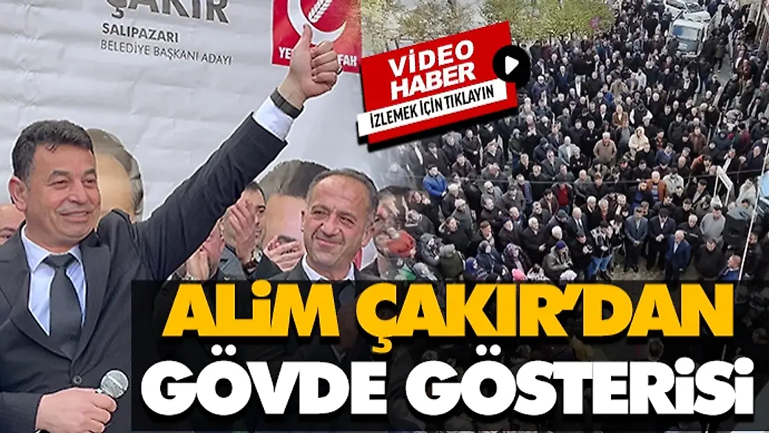 Alim Çakır'dan Gövde Gösterisi