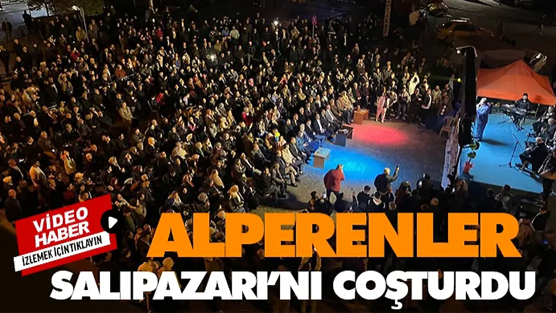 Alperenler Salıpazarı'nı Coşturdu