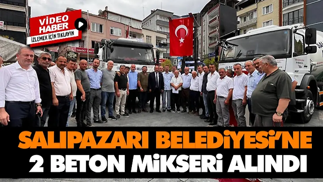 Salıpazarı Belediyesi Araç Filosuna 2 Beton Mikseri Daha Katıldı