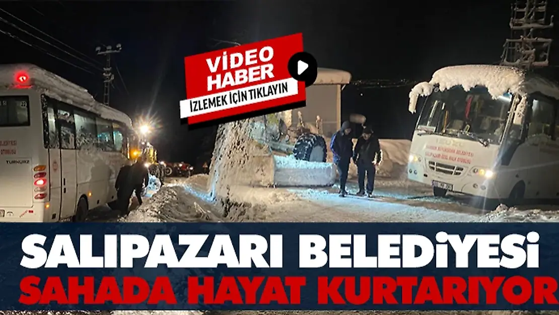 Salıpazarı Belediyesi Sahada Hayat Kurtarıyor