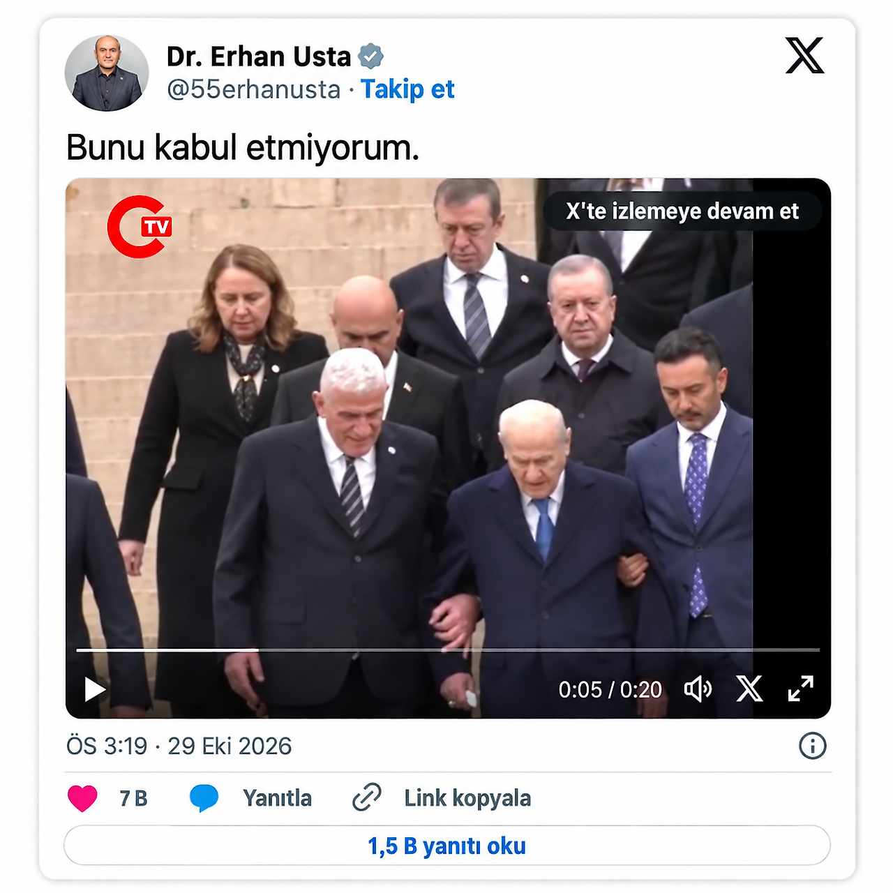 İYİ Parti'de Anıtkabir Gerilimi! Erhan Usta'dan Sert Tepki