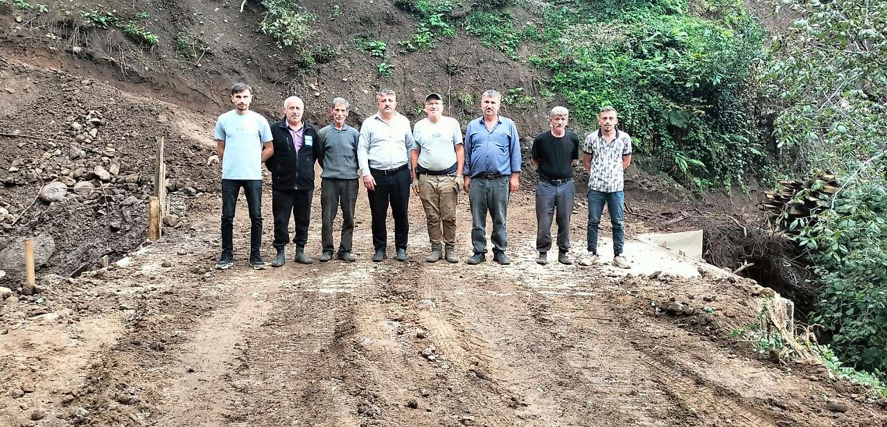 Salıpazarı Belediyesi Dere Geçişini Güvenli Hale Getirdi