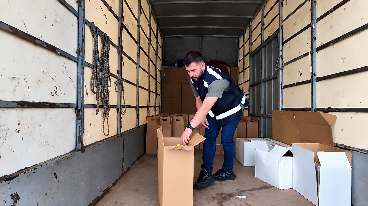 İlkadım Ve Tekkeköy'de Kaçak Alkol Operasyonu