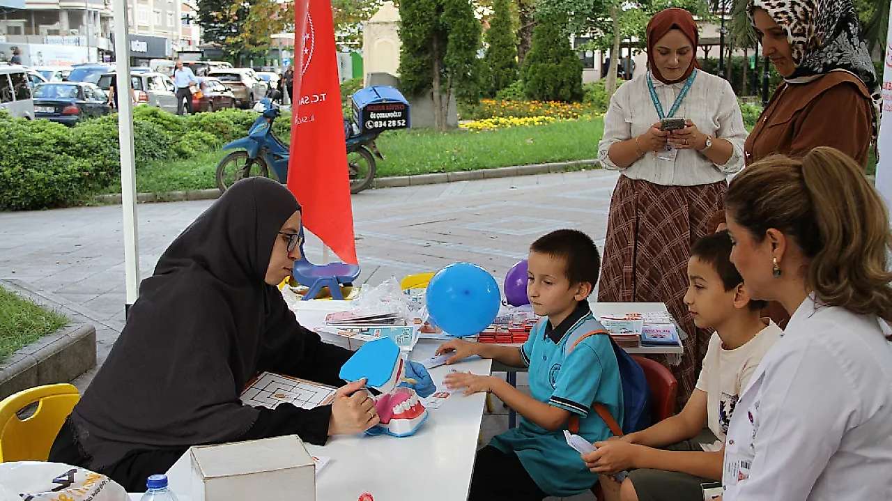 Çarşamba'da Tansiyon ve Şeker Ölçümü İçin Sağlık Standı