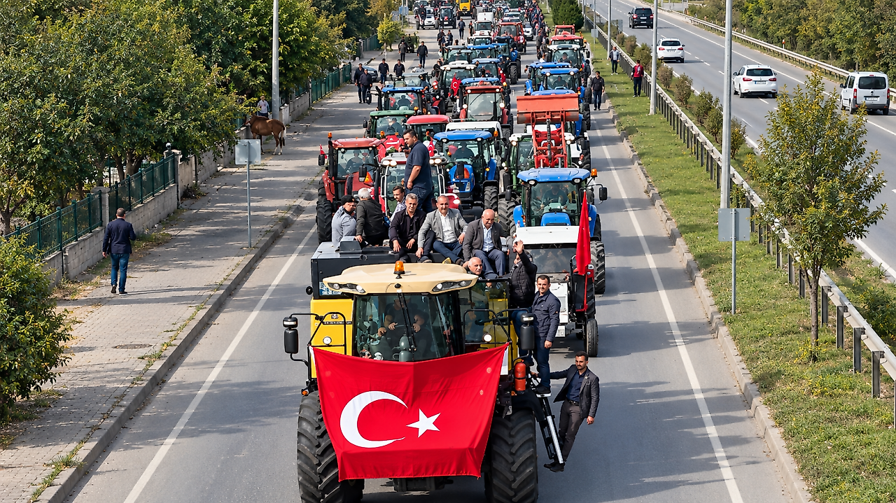 Çeltikçinin Yaptığını Fındıkçı Yapamadı: Traktörler Yolda