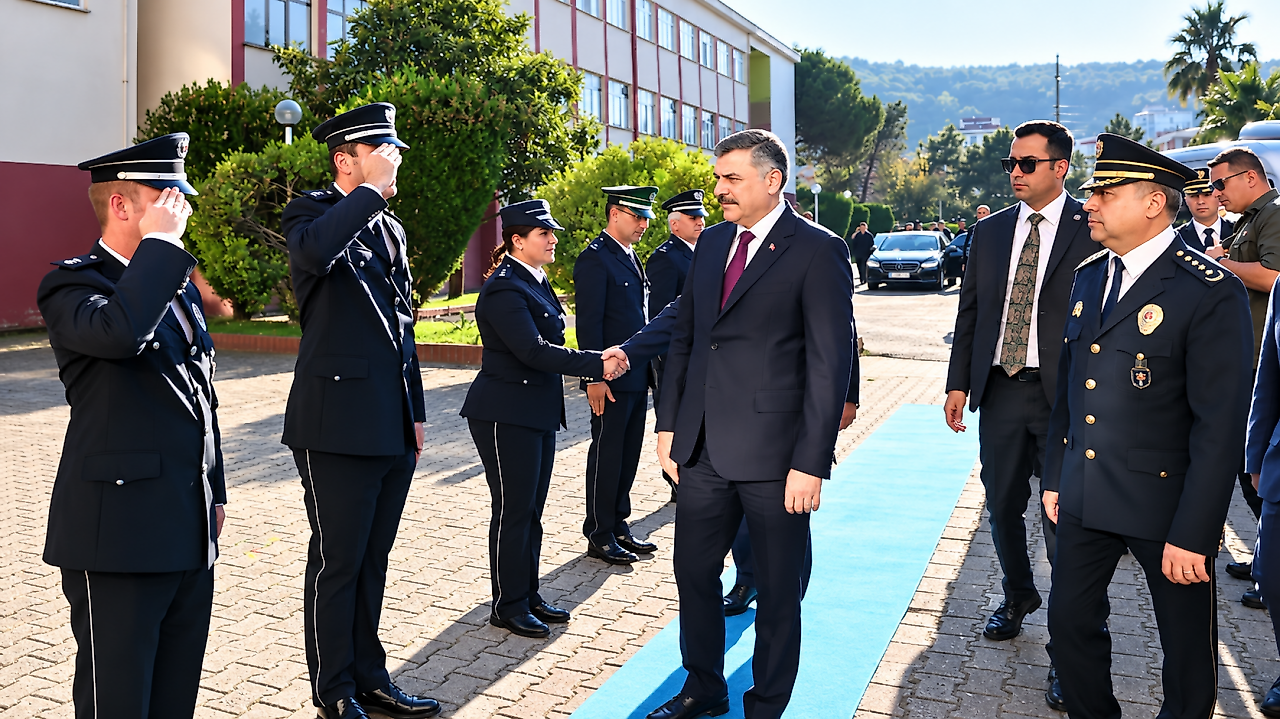 İçişleri Bakanı Çiftçi'den Samsun'da Polis Adaylarına Mesaj
