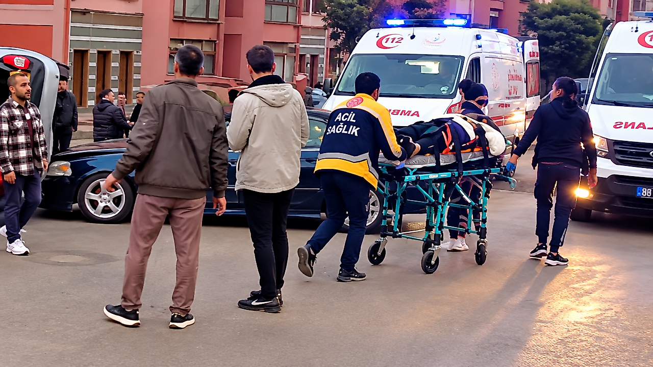 İki Otomobil Çarpıştı! 4 Kişi Yaralandı