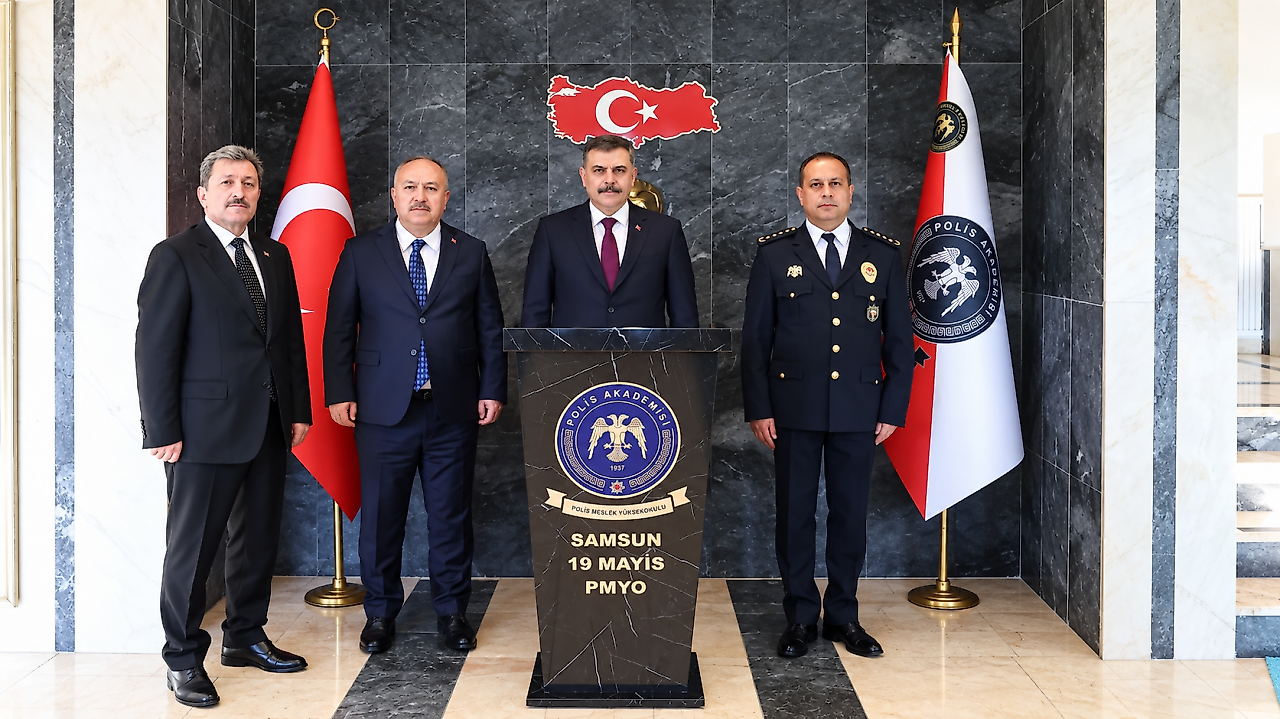 İçişleri Bakanı Çiftçi'den Samsun'da Polis Adaylarına Mesaj