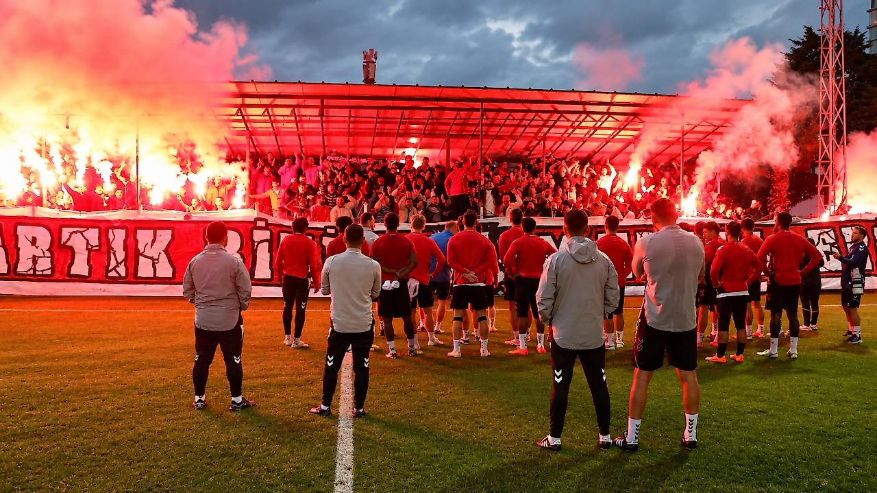 Samsunspor'da Fink taraftara seslendi: Bu takım savaşacak