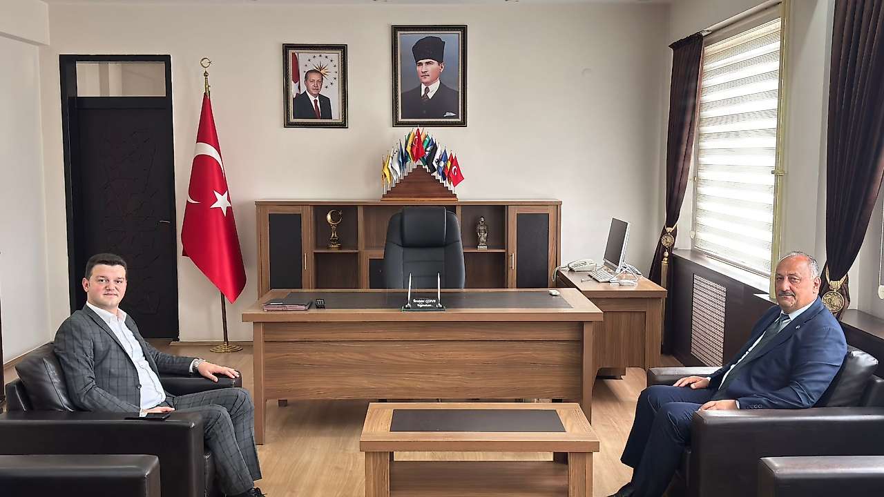 Başkan Karaca'dan Kaymakam Cesur'a hayırlı olsun ziyareti