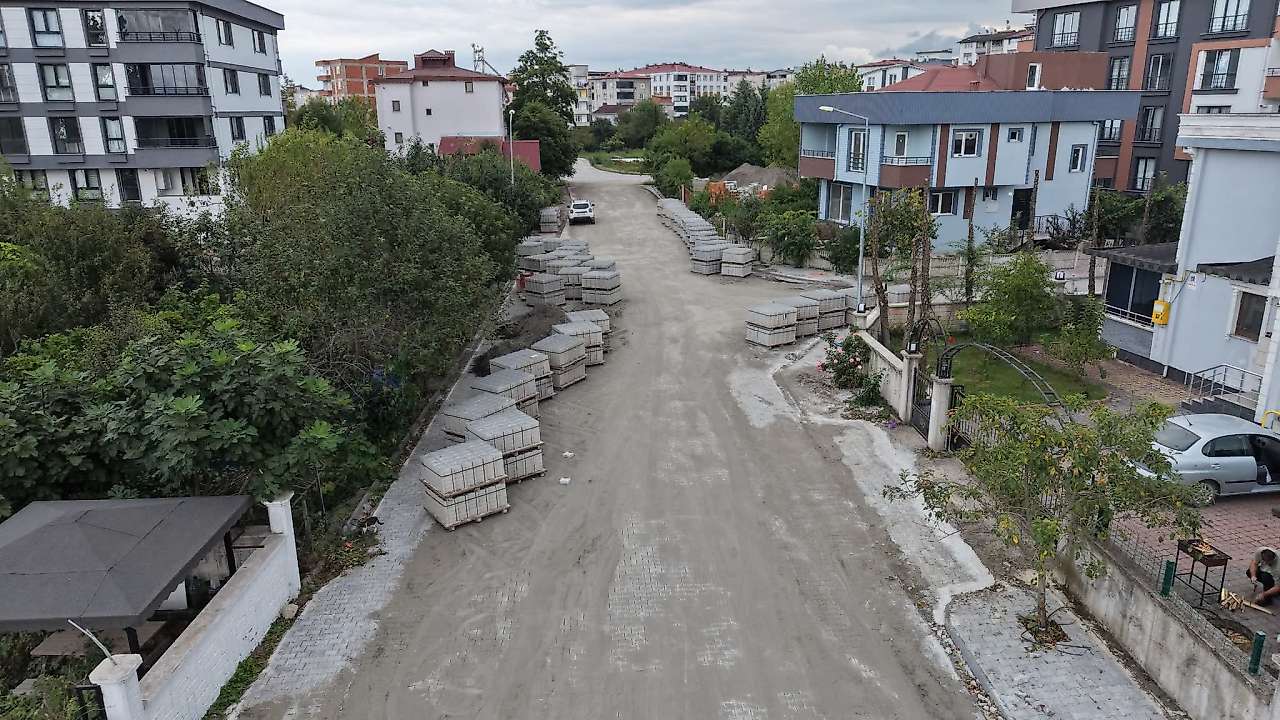 Terme'de Gelişen Mahalleye Altyapı Hamlesi