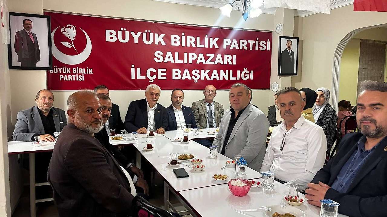 BBP Heyeti Salıpazarı'nda Karaca ve Teşkilatla Buluştu