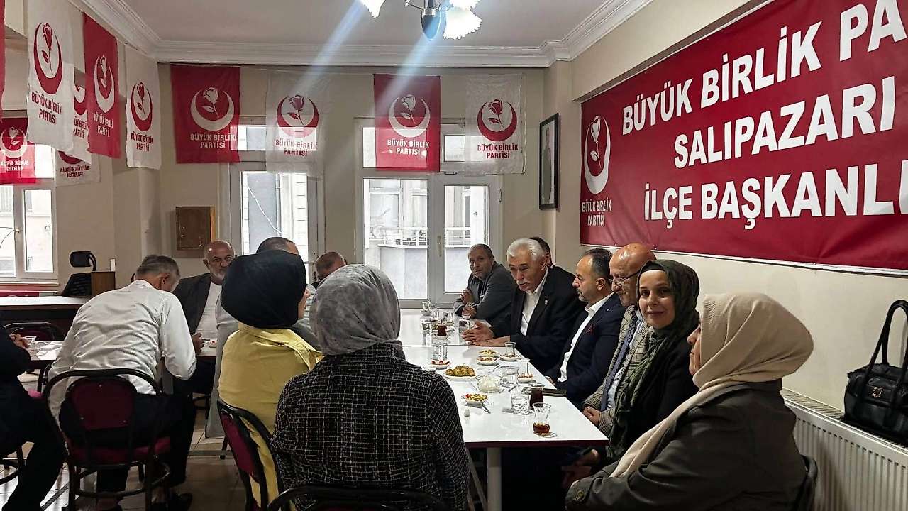 BBP Heyeti Salıpazarı'nda Karaca ve Teşkilatla Buluştu
