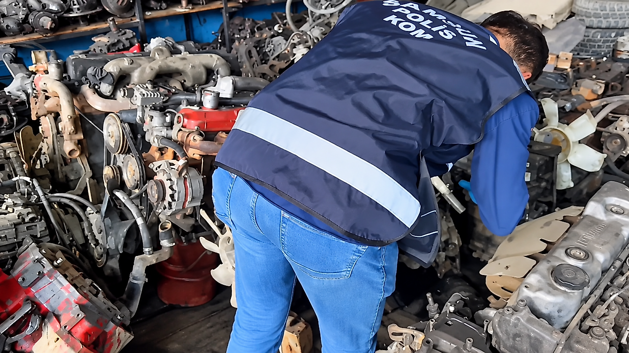 KOM ekipleri Tekkeköy'de iz sürdü: 3 motora el konuldu