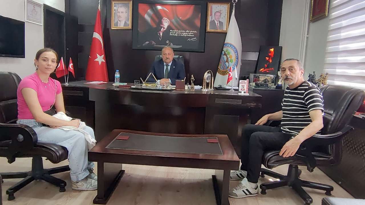 Başkan Karaca, Türkiye Şampiyonu Zeynep Çam'ı Ağırladı