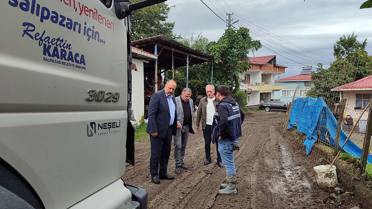 Salıpazarı Belediyesi 2 Yılda 47 Kilometre Yol Yaptı
