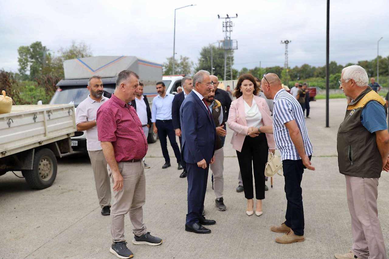 Çarşamba'da Fındık Alım Süreci Yerinde İncelendi