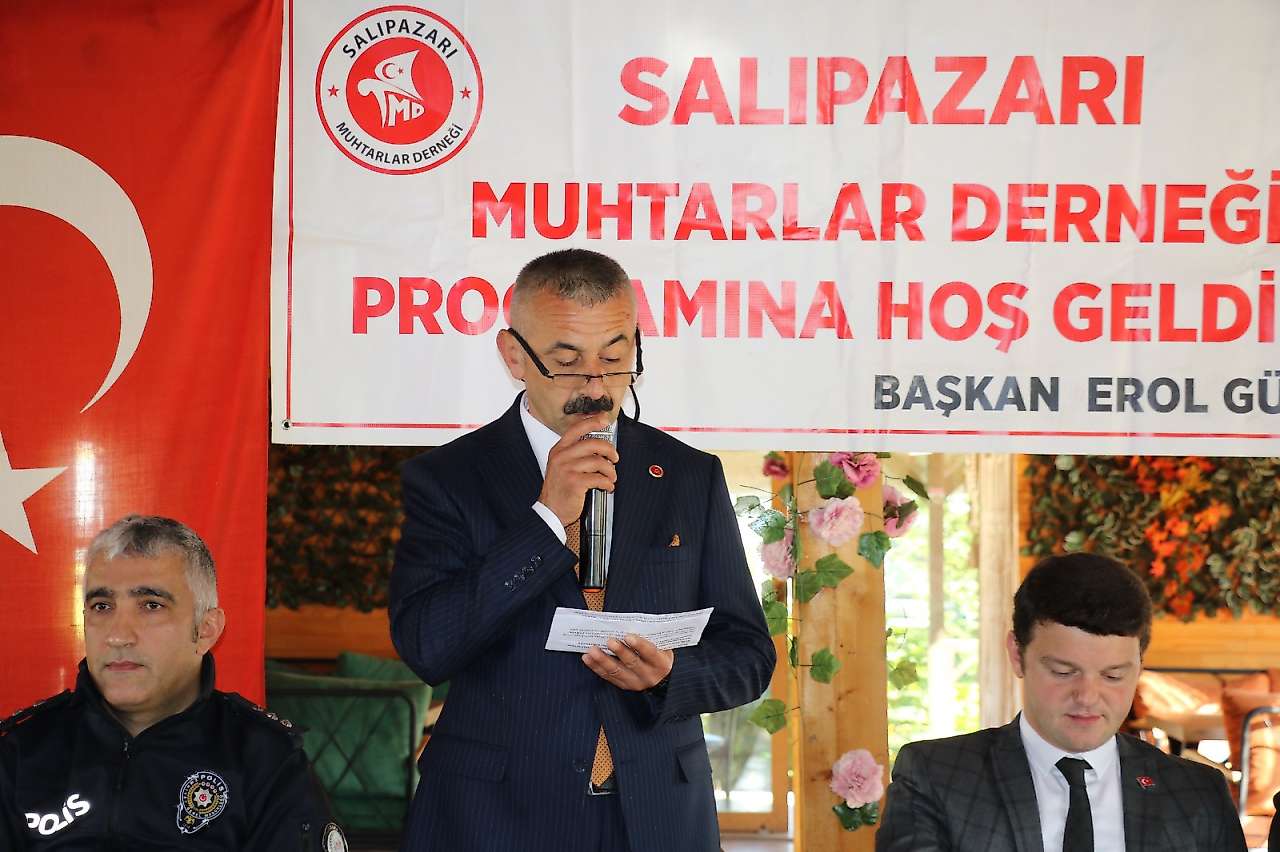 Salıpazarı'nda Muhtarlar Günü Tören ve Etkinliklerle Kutlandı