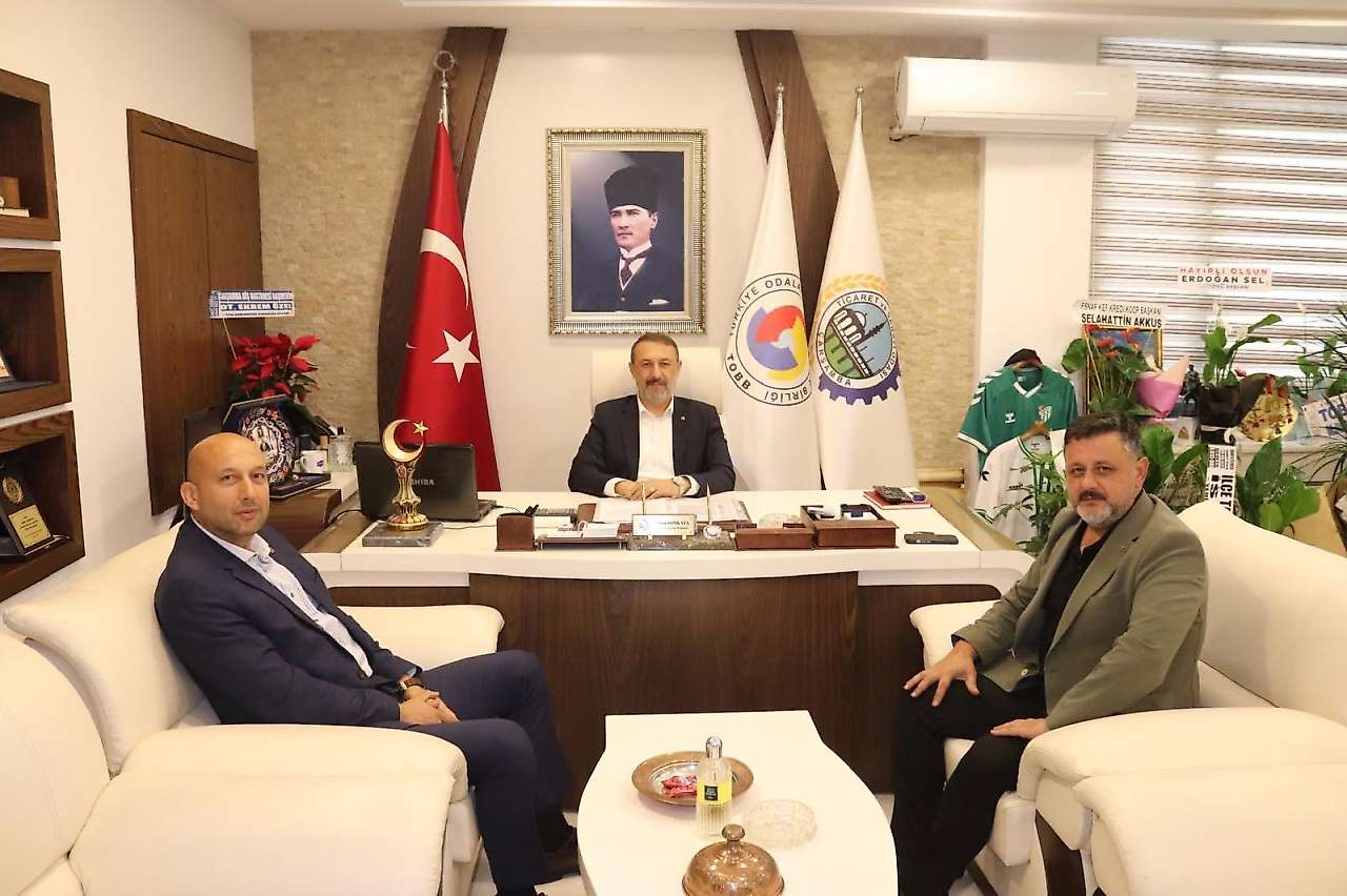 Salıpazarı'nın İki Başkanından Ayhan Sonkaya'ya Ziyaret