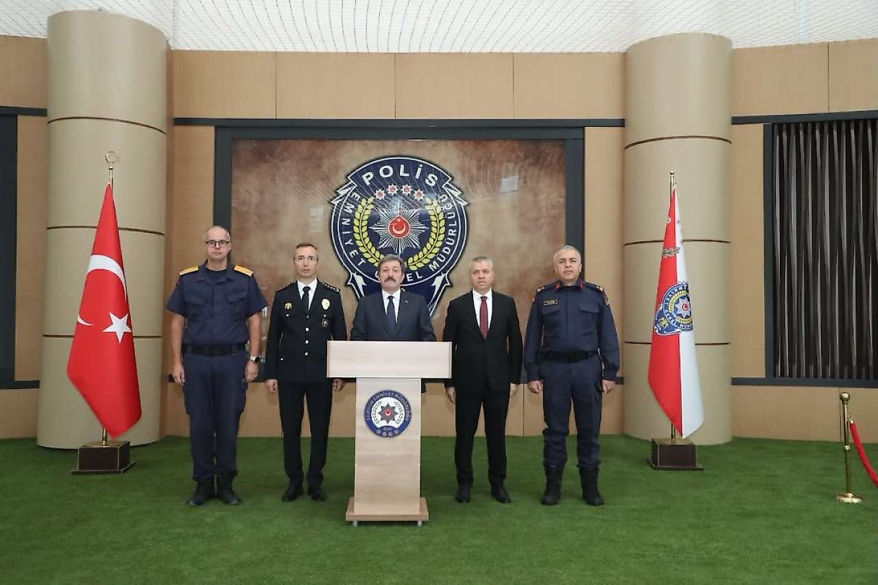Vali Tavlı ve Emniyet Müdürü Aydın'dan Güvenlik Görüşmesi