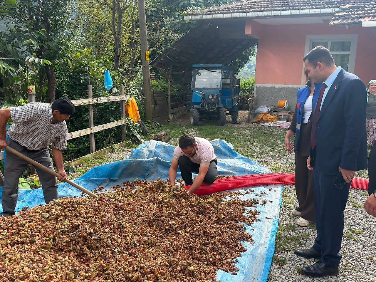Ayvacık Kaymakamı Çepni Fındık Bahçelerinde Üreticilerle Buluştu