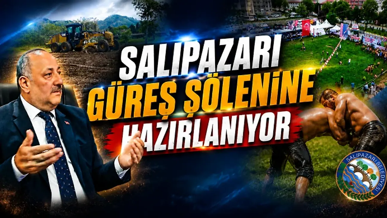 Salıpazarı Güreş Şölenine Hazırlanıyor