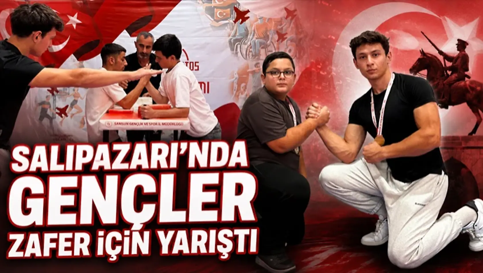 Salıpazarı'nda Gençler Zafer İçin Yarıştı