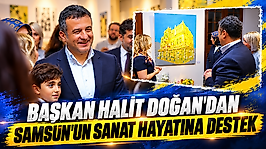 Başkan Halit Doğan'dan Samsun'un Sanat Hayatına Destek