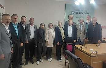 AK Parti'den BBP'ye Ziyaret! Salıpazarı'nda Siyasi Buluşma
