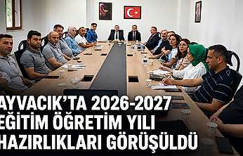Ayvacık'ta 2026-2027 Eğitim Öğretim Yılı Hazırlıkları Görüşüldü