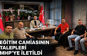 Çarşamba'da Eğitim Çalışanlarının Talepleri MHP'ye İletildi