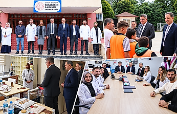 Salıpazarı'nda Eğitim Turu: Murat Ağar Okulları İnceledi