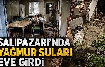 Salıpazarı'nda Yağmur Suları Eve Girdi