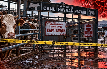 Samsun'da Canlı Hayvan Pazarına Şap Engeli! Kapılar Kapatıldı