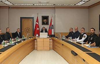 Samsunspor-Amed SK Maçı Öncesi Valilikte Güvenlik Toplantısı