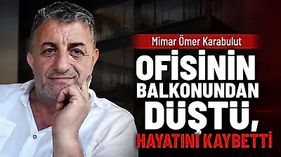 Ofisinin Balkonundan Düştü, Hayatını Kaybetti