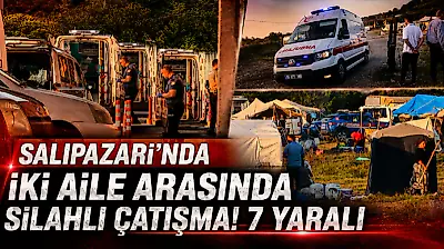 Salıpazarı'nda İki Aile Arasında Silahlı Çatışma! 7 Yaralı