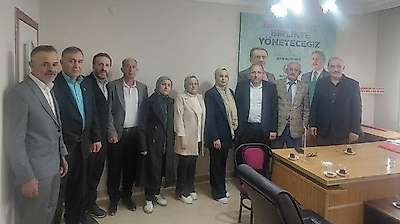 AK Parti'den BBP'ye Ziyaret! Salıpazarı'nda Siyasi Buluşma