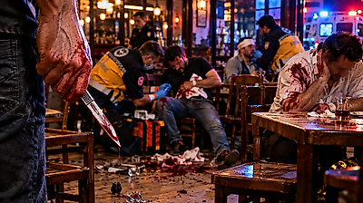 Birahanede Neşterli Saldırı! 4 Kişi Yaralandı