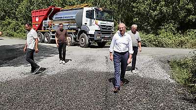 Çarşamba Belediyesi Yol Çalışmalarını Hızlandırdı