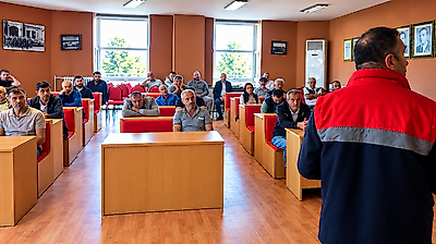 Çarşamba'da yükümlülere tarım ve hayvancılık fırsatları anlatıldı