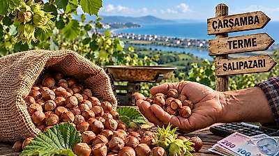 Çarşamba, Terme ve Salıpazarı'nda Fındık Kaç TL? İşte Sahadaki Fiyat