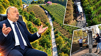 Salıpazarı'nda Hizmet Engel Tanımıyor: Yollar Betonlanıyor