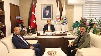 Salıpazarı'nın İki Başkanından Ayhan Sonkaya'ya Ziyaret